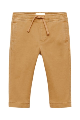 Pantalon jogger coton - Moutarde