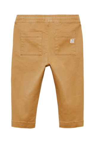 Pantalon jogger coton - Moutarde