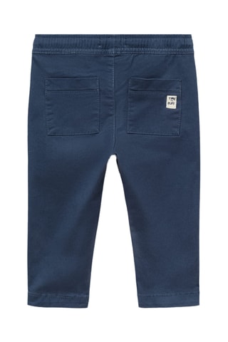 Pantalon jogger coton - Bleu