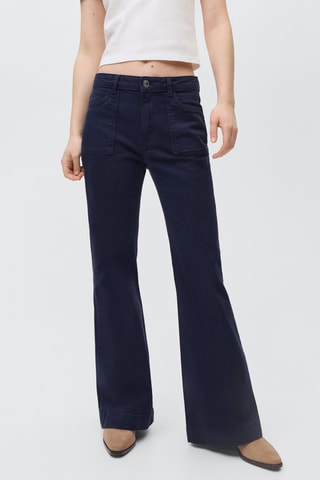Jean flare - Bleu marine