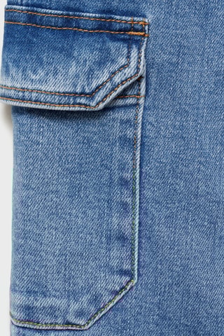 Jean cargo flare - Bleu