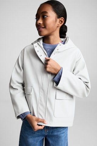 Parka matelassée à capuche - Bleu clair