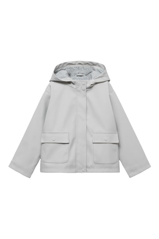 Parka matelassée à capuche - Bleu clair