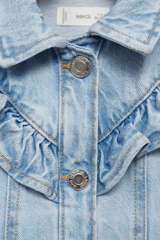 Blouson denim à volants - Bleu clair