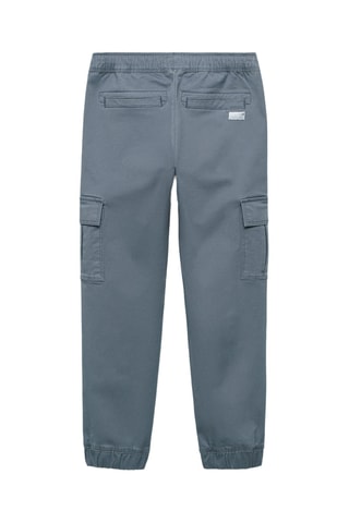Pantalon cargo coton - Bleu