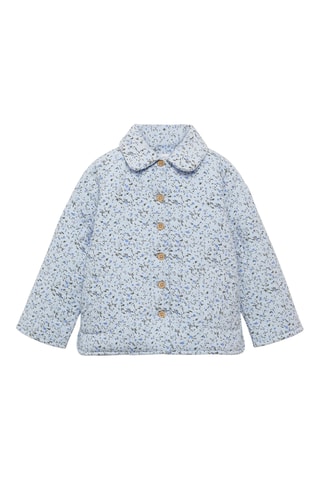 Veste en imprimé floral - Ecru