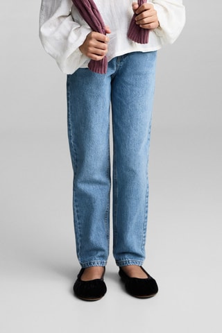 Jean paperbag - Bleu