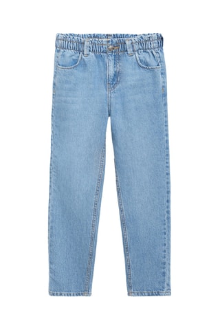 Jean paperbag - Bleu