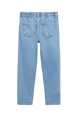 Jean paperbag - Bleu