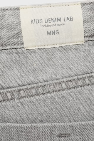 Jupe-culotte jean bas effiloché - Gris