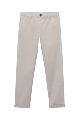 Pantalon chino coton - Gris