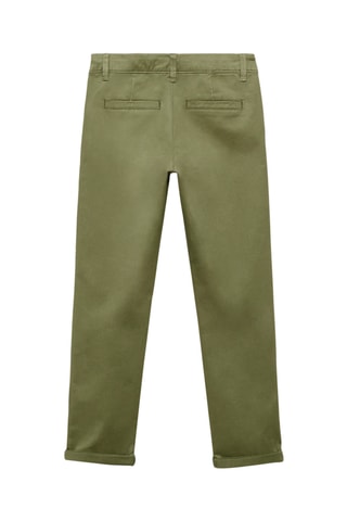 Pantalon chino coton - Kaki