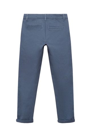 Pantalon chino coton - Bleu