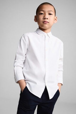 Pantalon chino coton - Bleu marine