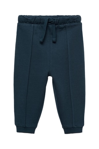 Pantalon jogger maille - Bleu marine