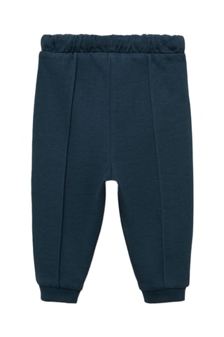 Pantalon jogger maille - Bleu marine