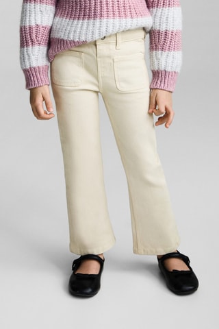 Jean flare poches - Sable