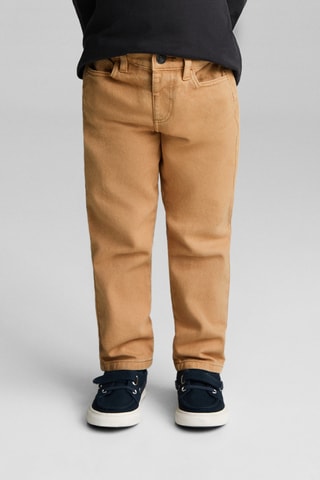 Pantalon skinny coton - Marron