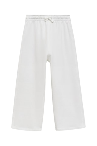 Pantalon jogger maille - Blanc cassé