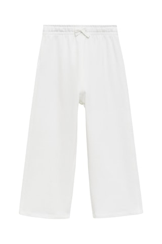 Pantalon jogger maille - Blanc cassé
