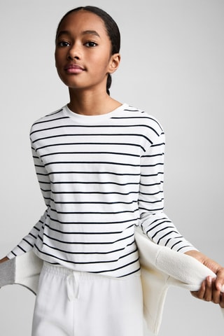 Pantalon jogger maille - Blanc cassé