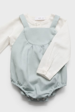 Chemise coton et lin - Blanc cassé