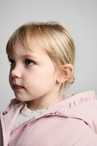 Veste imperméable à capuche - Rose