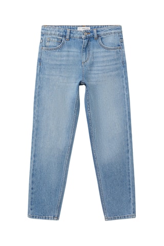 Jeans Mom-fit avec détails brillants - Bleu