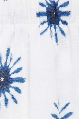 Jupe imprimée - Blanc