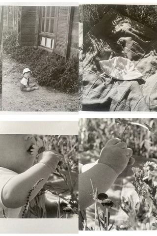 Bonnet coton lin - Blanc cassé