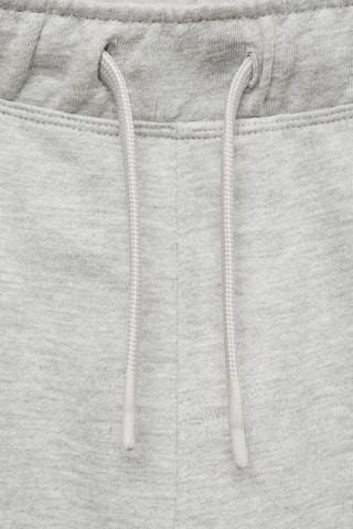 Pantalon jogger coton - Gris chiné