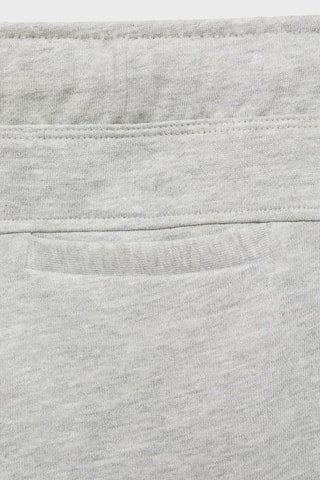 Pantalon jogger coton - Gris chiné