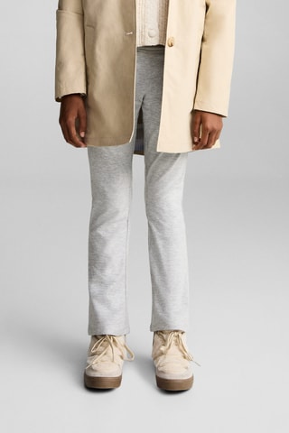 Legging évasé - Gris clair chiné