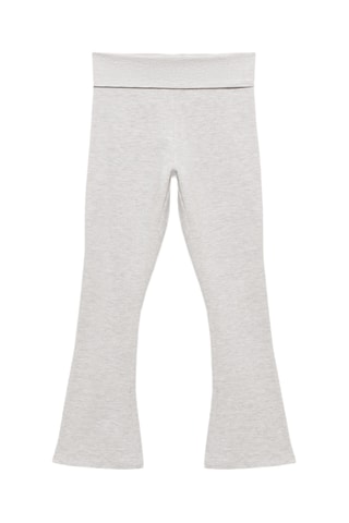 Legging évasé - Gris clair chiné