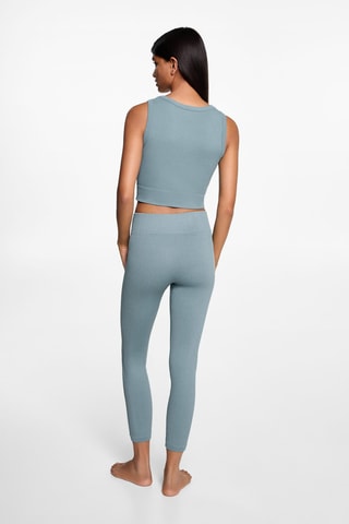 Crop top de sport - Vert menthe