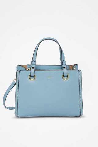 Borsa a mano in pelle Pearl - Blu