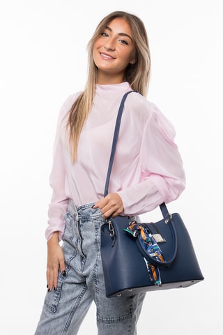 Borsa a mano Isola - Navy