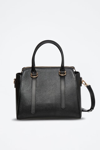 Borsa a mano in pelle Comete - Nero