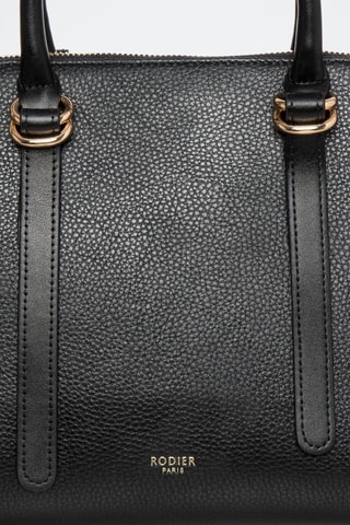 Borsa a mano in pelle Comete - Nero