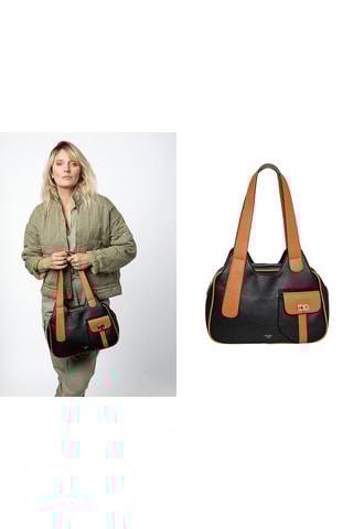 Mala de ombro Come - Preto