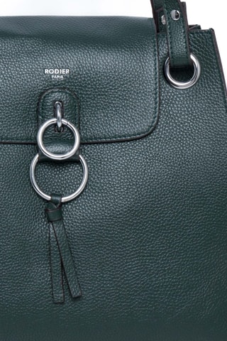 Borsa a spalla in pelle Panache - Verde scuro