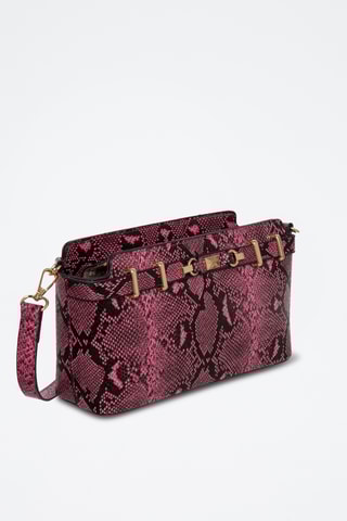 Borsa a tracolla Polari - Fucsia e nero