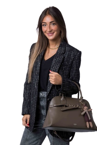 Mala Bergamote - Preto - Cinzento