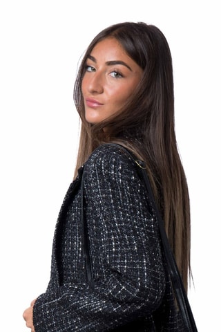 Mala Curl - Preto - Dourado, castanho e preto