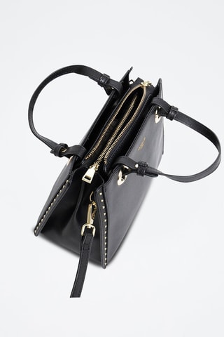 Borsa a mano in pelle Pearl - Nero