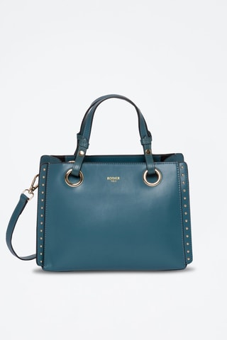 Borsa a mano in pelle Pearl - Blu