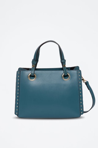 Borsa a mano in pelle Pearl - Blu