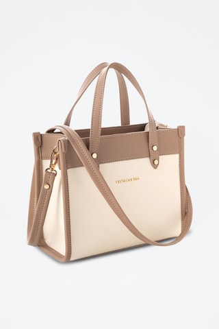 Bolso shopper Cortona  - Beige