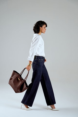 Bolso shopper Prato - Burdeos