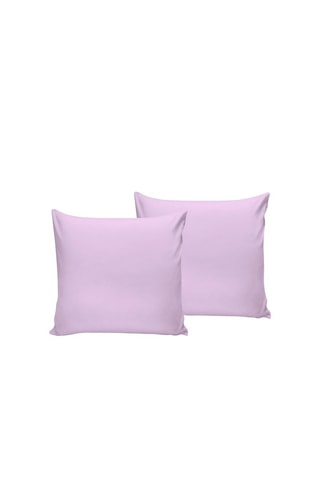 2 fronhas em algodão 117 fios/cm² - Lilás